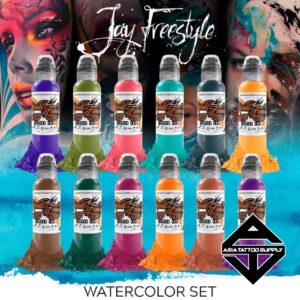 WFTI Jay Freestyle Watercolor Ink Set - 1oz