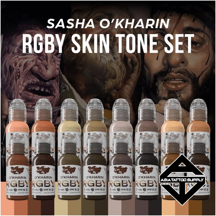 WFTI Sasha O'Kharin RGBY Skin Tone Set - 1oz
