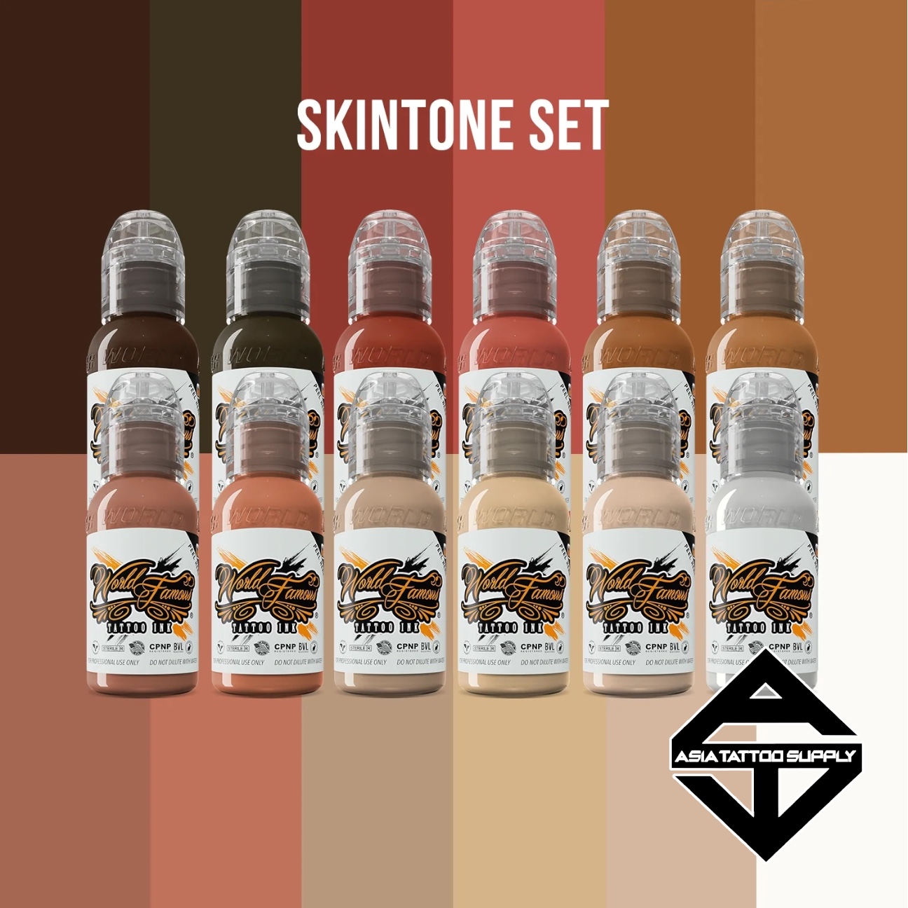 WFTI Skintone Colors Set - 1oz