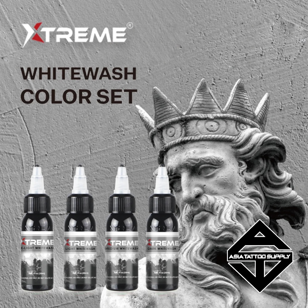 Xtreme Ink WhiteWash Set 4oz