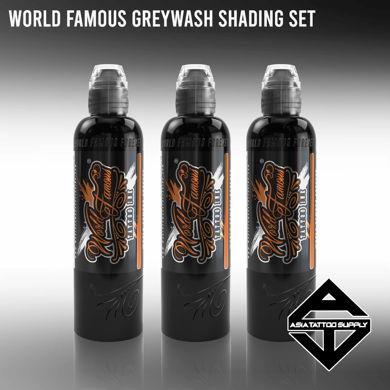 WFTI 3 Bottle Grey Wash Set